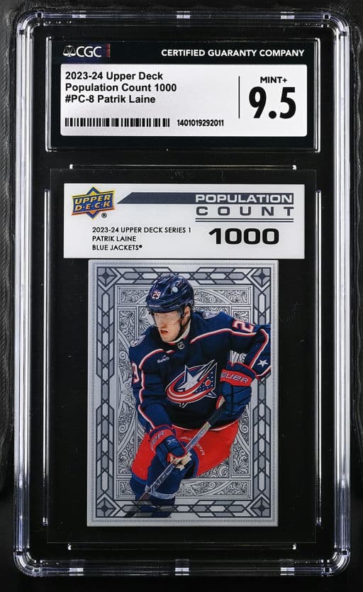 PATRIK LAINE 2023-24 Upper Deck Series 1 PC-8 CGC Mint 9.5 /1000