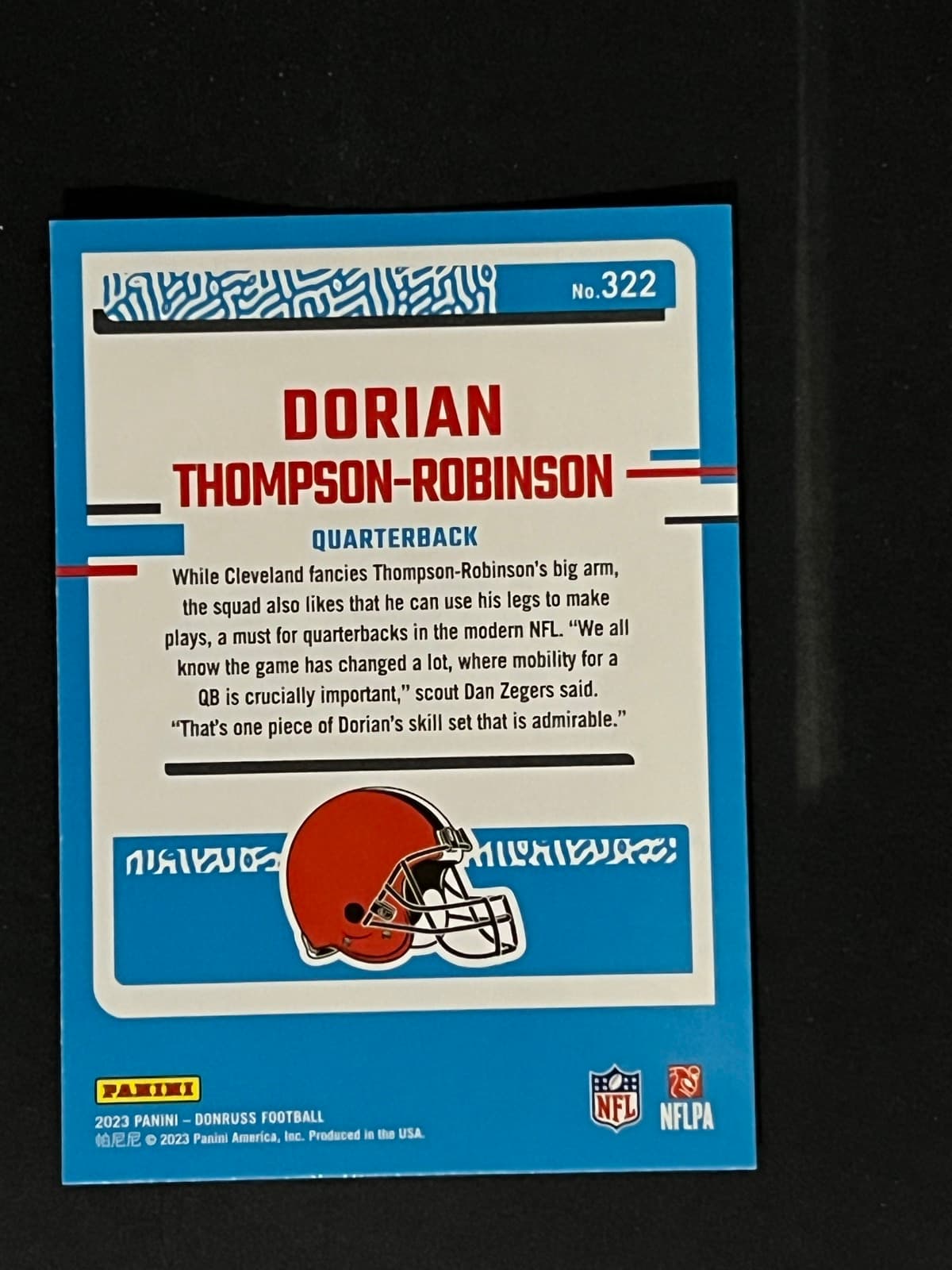 Dorian Thompson-Robinson back