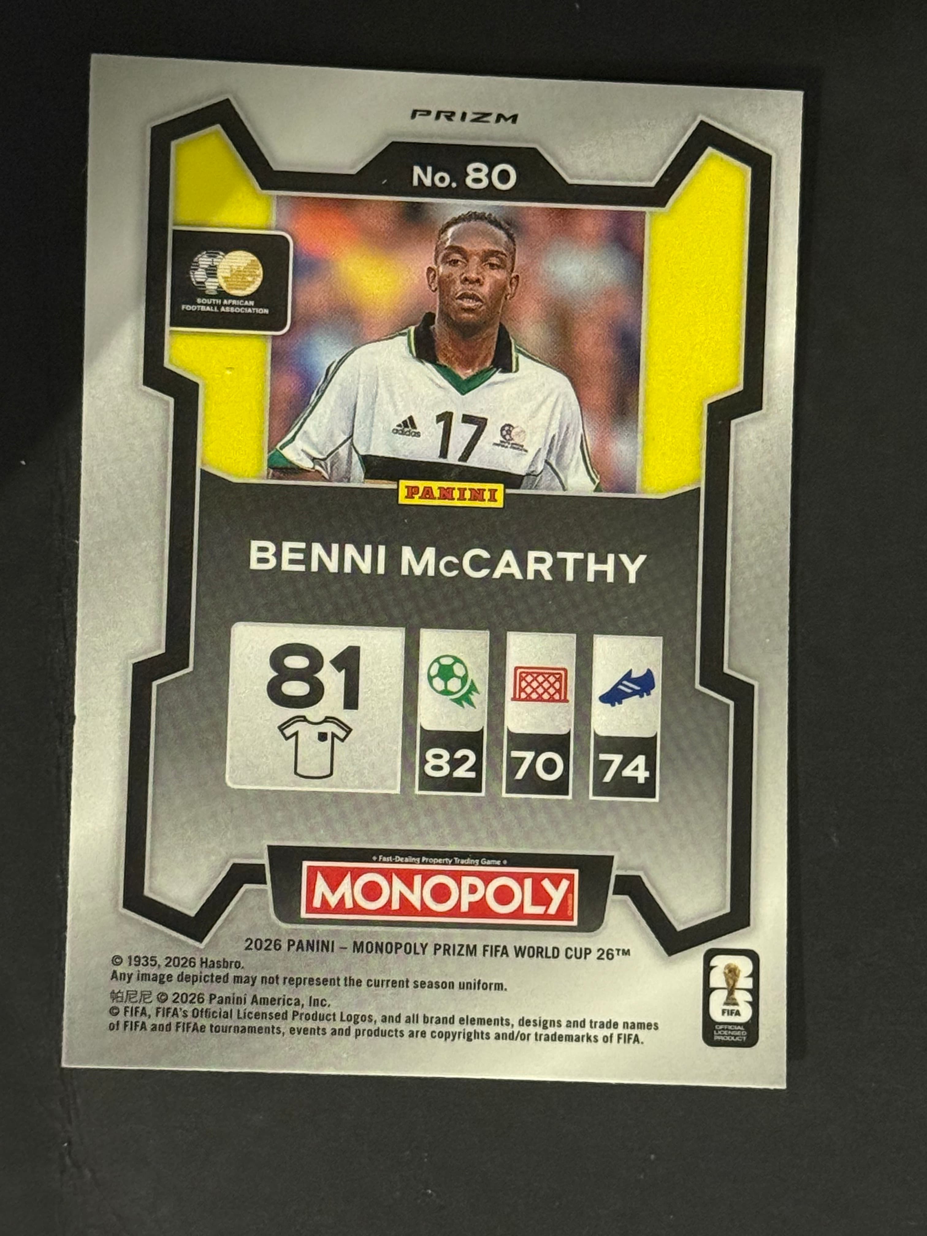 Benni McCarthy back