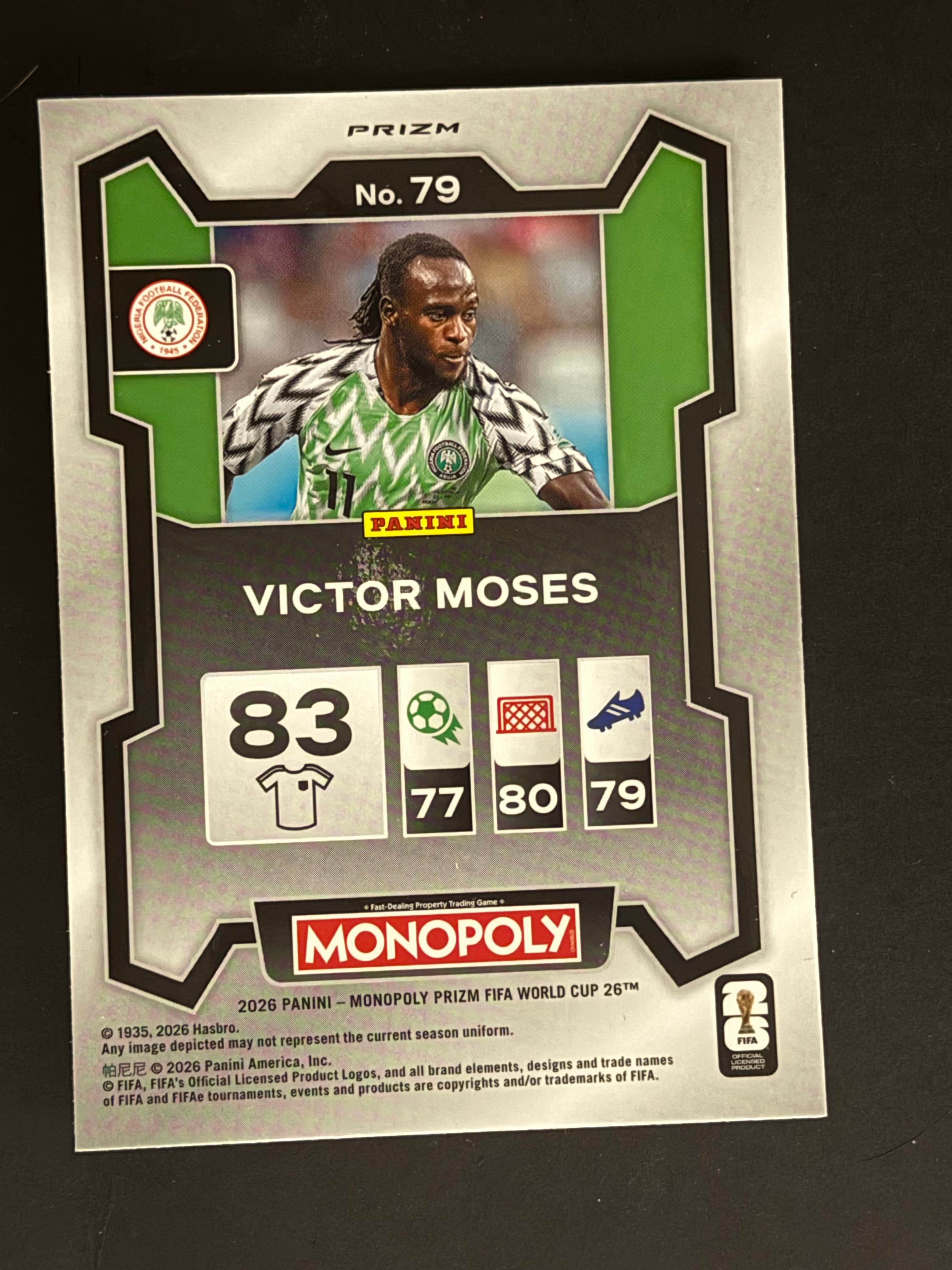 Victor Moses back