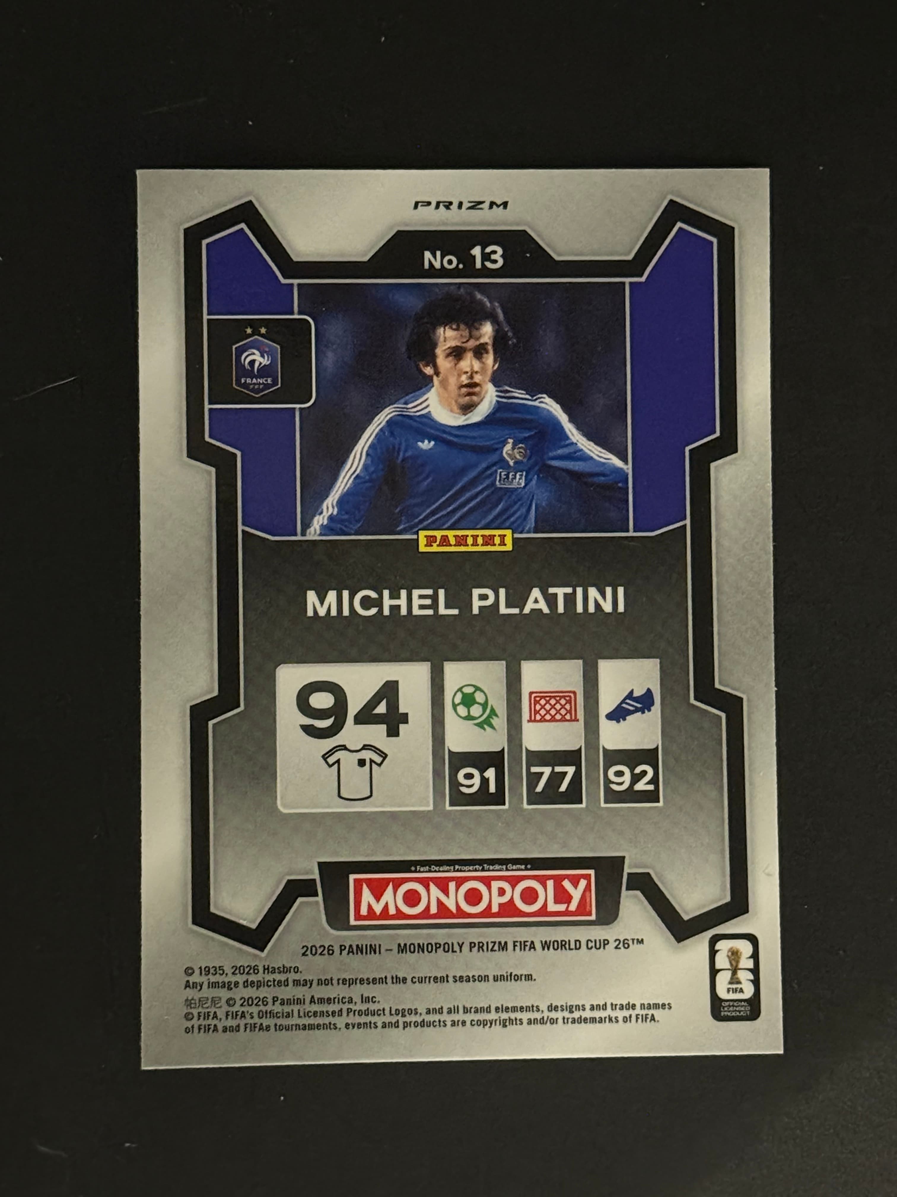 Michel Platini back